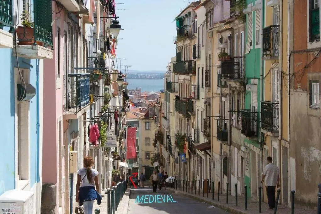 Romantic Medieval Apartment Lissabon 0*,  Portugal